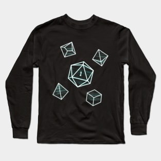 D20 Polyhedral Dice Critical Fail Dungeon Master Gift Long Sleeve T-Shirt